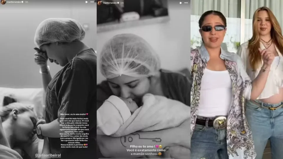 Nasce primeira filha de Mari Fernandez e Júlia Ribeiro: “Nosso maior presente”