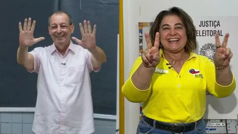 Quaest: Omar Aziz tem 59% e Maria do Carmo 41% dos votos válidos no Amazonas