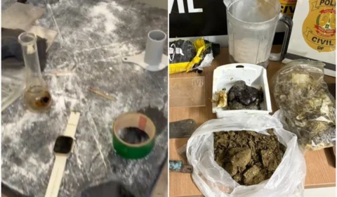 Polícia Civil descobre laboratório de drogas em casa no Jardim Botânico