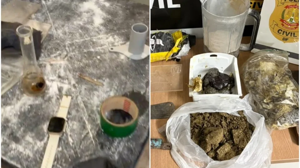 Polícia Civil descobre laboratório de drogas em casa no Jardim Botânico