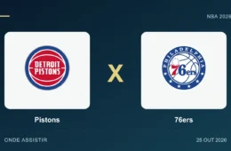 76ers x Pistons Sofascore: onde ver e palpite