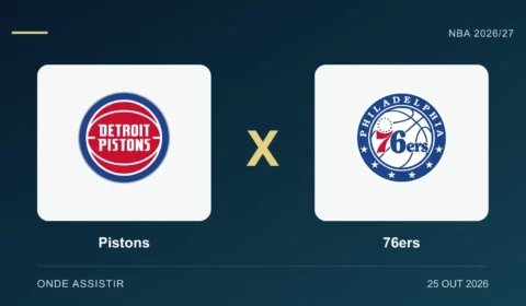 76ers x Pistons Sofascore: onde ver e palpite