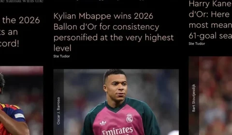Ganhor da Bola de Ouro 2026: Harry Kane é o melhor do mundo hoje