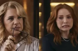 Isabel Teixeira e Letícia Colin caem na risada em cena de ‘Quem Ama Cuida’ e público flagra possível improviso