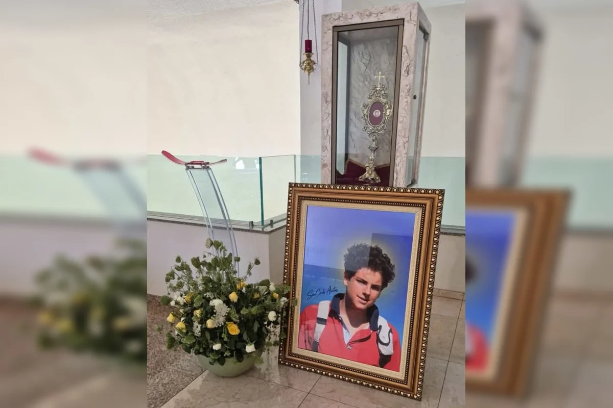 Relíquia de São Carlo Acutis volta a receber visitantes em santuário de Brasília