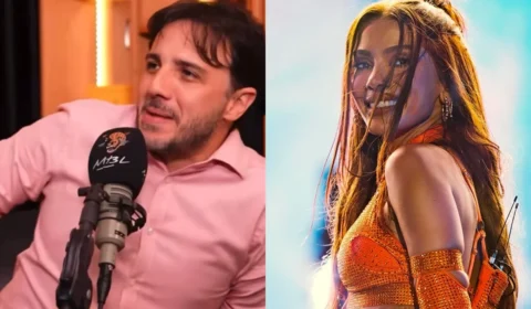 Renan Santos comenta após ganhar follow de Anitta: ‘Bem emblemático’