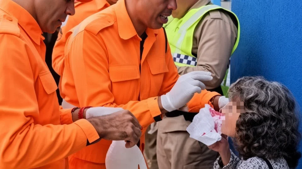 Eleitora de 85 anos cai e se machuca após escorregar em santinhos em Minas Gerais