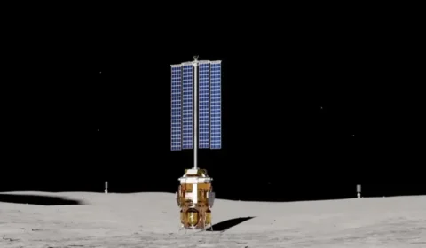Blue Origin planeja torre solar de 20 metros para abastecer futura base na Lua