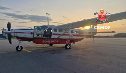 Bombeiros do DF transportam idosa com AVC de Maceió para Brasília