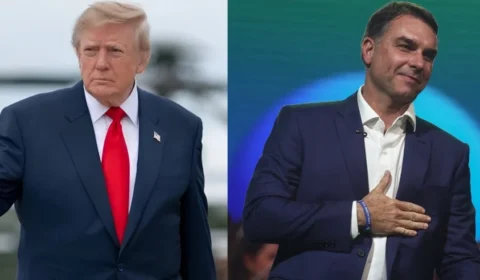 Governo Trump anuncia vistos para Flávio Bolsonaro e familiares após saída do Brasil