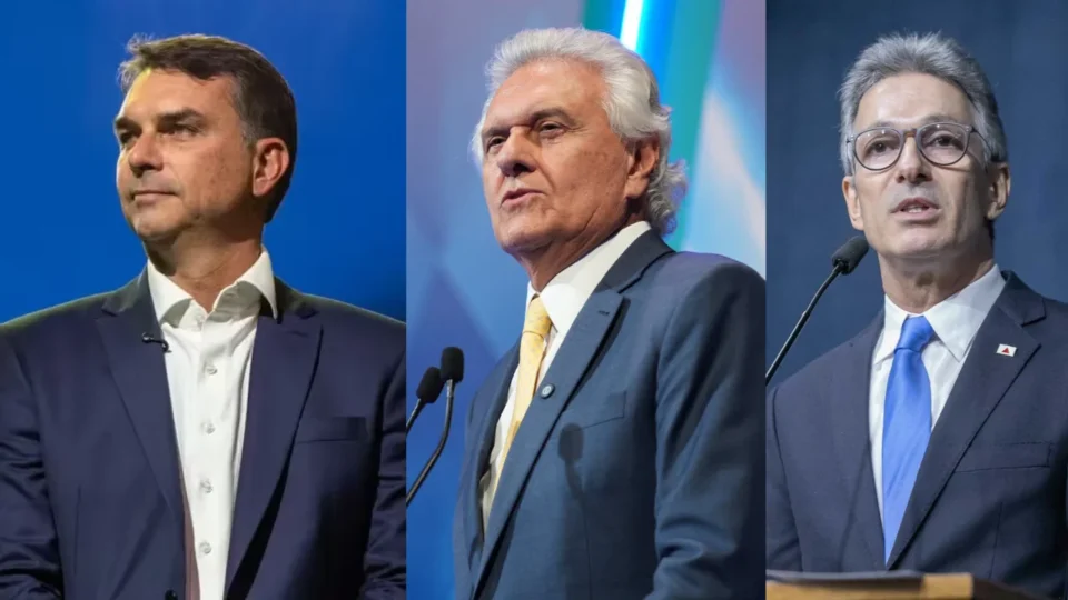 Sem Lula no palco, Flávio Bolsonaro disputa debate contra Caiado, Zema e Cury nesta quinta
