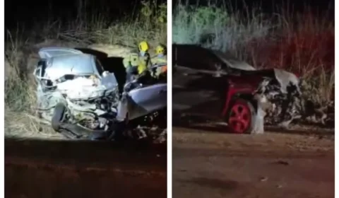 Casal morre e filhos ficam gravemente feridos em acidente na MGC-251
